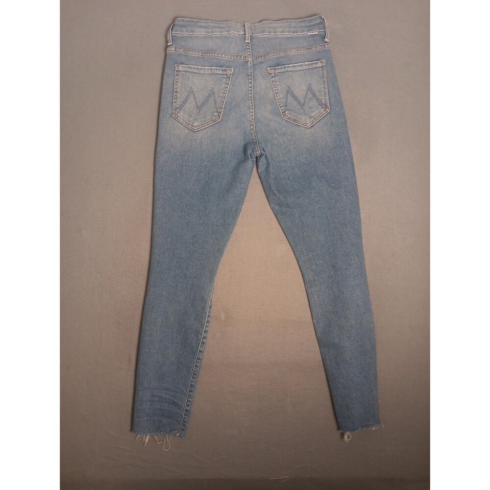 MOTHER Denim Shoot To Thrill High Waisted Looker Ankle Fray Jeans Womens Size 28 - Picture 16 of 16